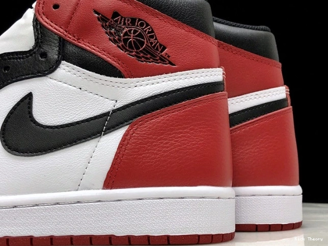 Kicked Out Shoe Store 555088-125 Jordan 1 Air Black Retro Toe 0626